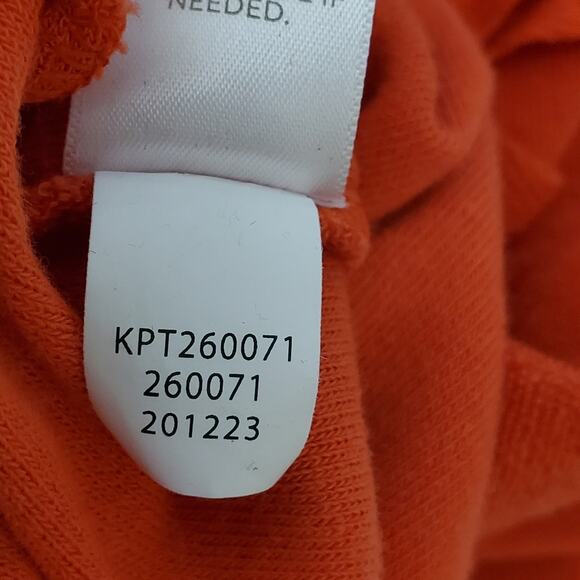 J Jill Fit Orange Terry Cloth drawstring Shorts In Great used condition  - Med - Picture 3 of 10